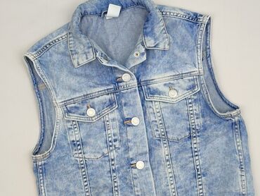 kurtka parka dla dziewczynek: Vest, H&M, 9 years, 128-134 cm, condition - Very good