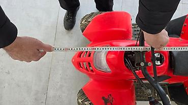 Kvadrosikllar: Uşaq/yeniyetmə üçün ATV (kvadrosikl) - Rəng: qırmızı, kompakt korpus — 5