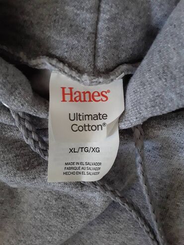 найден документы: Бесплатно. Толстовка Hanes производства Сальвадора из смеси плотного