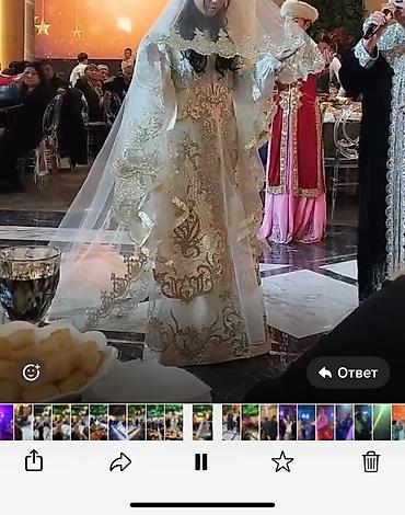 Үлпөт көйнөктөрү жана аксессуарлар: Кече көйнөгү, Узун модель, Фатин, Жеңдери менен, Страздар, S — 6
