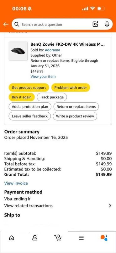 Mauslar: ZOWIE FK2-DW — Simsiz Oyun Siçanı • Sensor: PixArt PAW3950 • DPI: 400 -da lalafo.az — 2 Mauslar: ZOWIE FK2-DW — Simsiz Oyun Siçanı • Sensor: PixArt PAW3950 • DPI: 400 — 2