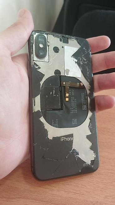 iphone x 2 ci el: İphone XS 256. Arxa krişka deyişilecek 10 manat. Arxa kamerada toz var — 2
