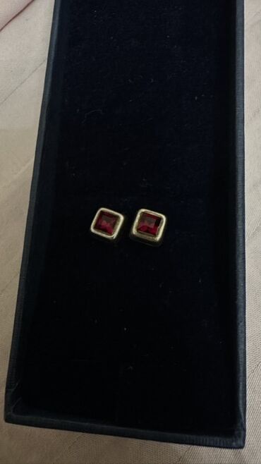 золотая цепочка 20 грамм цена: Минималистичные серьги-пусеты с красными камнями 925 проба серебро -
