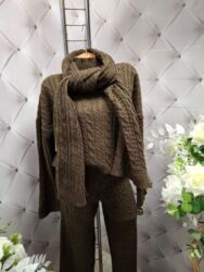 Kompleti: ❤️❤️ trodelni trikotazni kompleti pantalone+dzemper+šal 3600❤️❤️ — 6