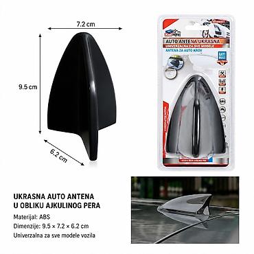 KMT ukrasna antena za ajkule 2002374 Ukrasna auto antena u obliku
