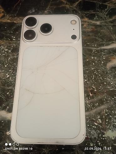 iphone yığılma: IPhone X, 64 GB, Ağ, Qırıq — 1