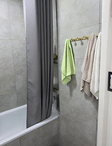 Продажа квартир: 2 комнаты, 48 м², Кудайберген авторынок 105 серия, 3 этаж, Свежий ремонт — 2