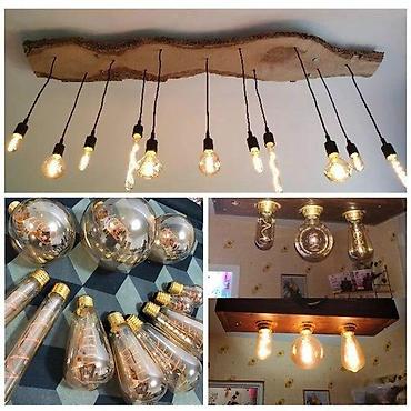 Rasveta: LED Retro Edison filament sijalica dimabilna toplo bela 3-6W. Prolećna — 6