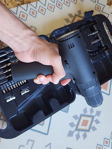 inno: 🔩 Дрель шуруповёрт GREENER 12V 🔋 Аккумуляторный в черном стильном — 4