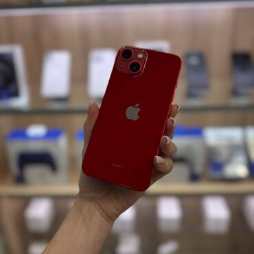 крутой номер телефона: IPhone 13, Б/у, 128 ГБ, Красный