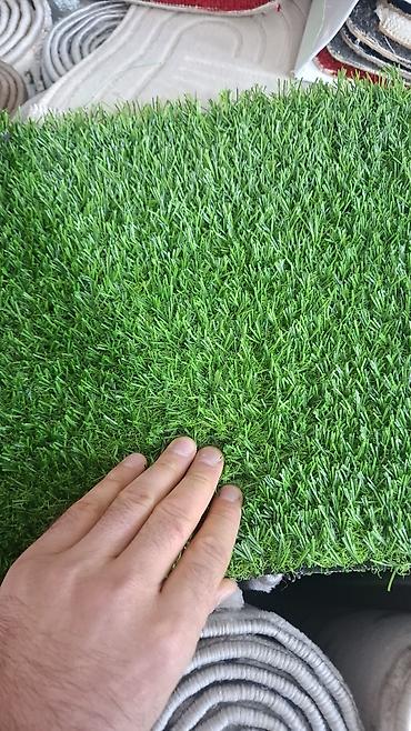 suni qazonlar: Süni ot örtüyü – rulon şəklində - Material: UV-davamlı — 3
