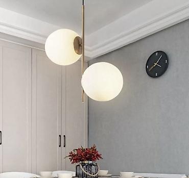 kar kuresi: Çılçıraq, 2 lampa, Şüşə — 2