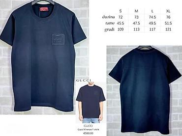 Majice: Men's T-shirt Gucci, bоја - Tamnoplava — 1
