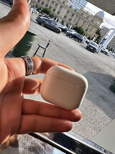 airpods qulaqcıq: İşlənmiş Simsiz (Bluetooth) Qulaqcıqlar, Apple, rəng - Ağ — 4