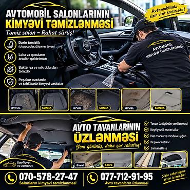 avtomobil oturacaqlarinin temiri: DD AUTO – Avtomobil salon xidmətləri Xidmətlər: - Avto tavanlarının — 2