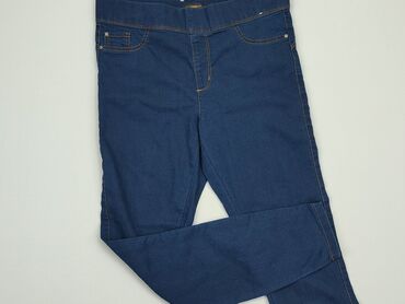czarne spodenki jeansowe: Jeansy, Denim Co, L (EU 40), stan - Bardzo dobry