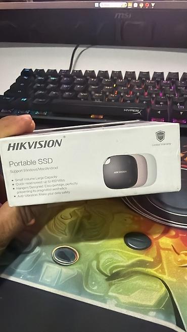 4 gb ram: Hikvision Portable SSD – HS-ESSD-T100I, 120 GB (White) - Daşıma üçün — 4