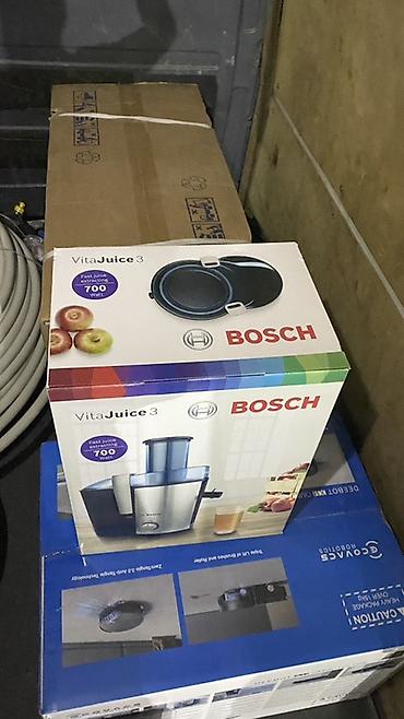 Mətbəx texnikası: Bosch VitaJuice 3 şirəçəkmə aparatı və ƏtÇəkən 670 manata alınıb dəst — 2