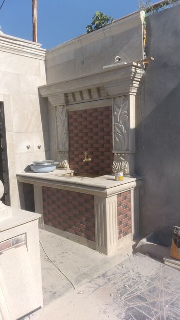 Fəvvarələr: QIYMET RAZILASMA YOLUYLA. Məhsul: Həyət və bağ üçün dekorativ daş — 12