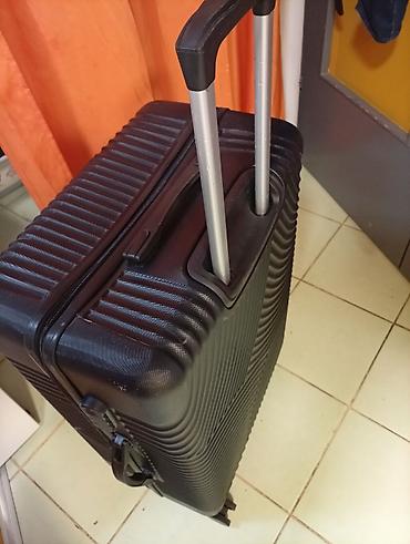 torba za bebe: Veliki kofer na točkiće – crni, tvrda školjka oko. 75 50 30 MIRJEVO — 6