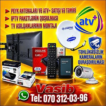 ремонт тюнеров: 🇦🇿📺 TV • 🛰️ Peyk • 📡 ATV+ • НТВ+ • 🌐 IPTV • 📹 Təhlükəsizlik — 1