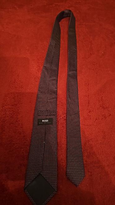 boss: Qalstuk, Hugo Boss, rəng - Boz — 1