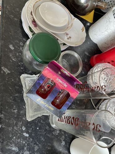 где купить серебряную ложку: 2 стакана 2 рюмки 1 сахарница 1 для специи банка и тарелки в общем