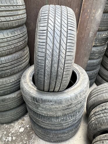 Шины: Шины 215 / 55 / R 17, Лето, Б/у, Комплект, Легковые, Корея, Michelin