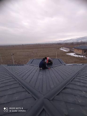 Работы по обшивке: Крыша на любой сложность ✅ 1)Гибкий черепица ✅ 2)металла черепица ✅ — 4