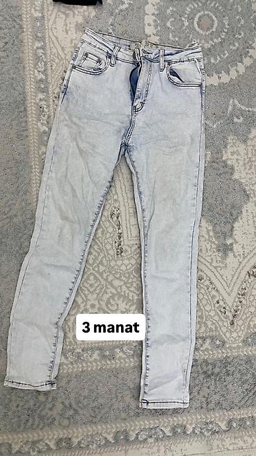 Digər qadın geyimləri: Qadın geyimləri paketi 1) Cins sarafan - Ölçü: S - Ön hissədə cib — 18