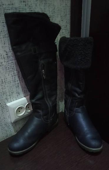 Сапоги: Сапоги женские, зимние. 3 пары. б/у. размер 37-38 — 9