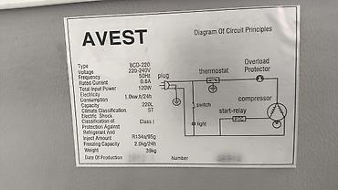 jack a4f: Холодильник Avest, Б/у, Двухкамерный, De frost (капельный), 51 * 147 * 51 — 6