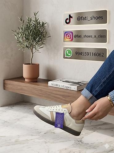 krasovka instagram: Adidas Samba kişi/kadın idman ayaqqabısı - Model: Adidas Samba - Rəng — 1