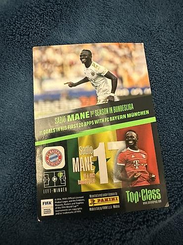 1992: Panini Top Class futbol kartı – “UNBEATABLE” seriyası - Oyunçu: Sadio — 2