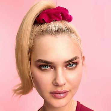 sac rezini: Cibli saç aksesuarı – iri, yumşaq “scrunchie” - Material: məxməri — 3