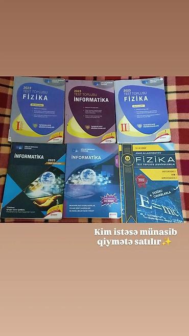Testlər: Məhsul: Fizika və İnformatika üzrə test topluları və hazırlıq — 1