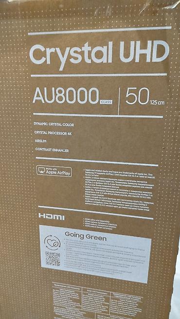 smart tv: İşlənmiş Televizor Samsung LED ekran 50" 4K (3840x2160), Ünvandan götürmə — 2
