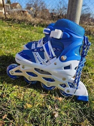 Ostale dečije stvari: Roleri Podesivi brojevi, silikonski- svetleci tockovi Od broja 29-43 na lalafo.rs — 9 Ostale dečije stvari: Roleri Podesivi brojevi, silikonski- svetleci tockovi Od broja 29-43 — 9