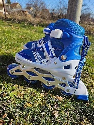 Roleri i rolšue: Roleri
Podesivi brojevi, silikonski- svetleci tockovi
Od broja 29-43 — 9