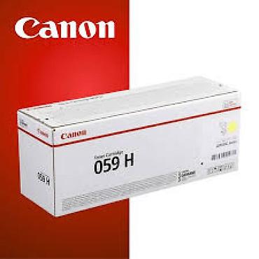 printer aliram: Canon Cartridge 059H CRG-059H Y Yellow Original Toner Kartrici Məhsul — 1