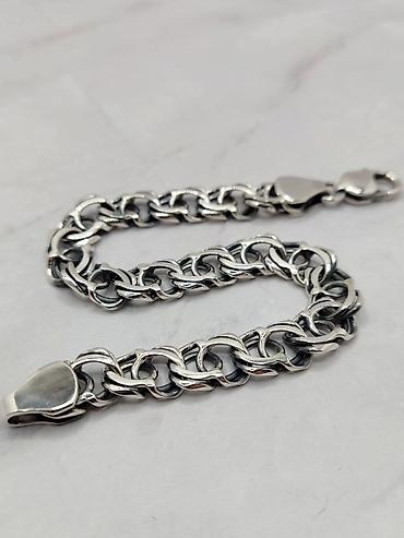 Серебряные цепочки: Серебряная цепь "Бисмарк" 70 грамм Делаю на Заказ серебряные — 7