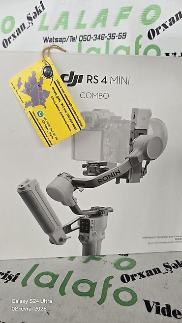 Digər foto və video aksesuarları: DJI RS 4 Mini Combo – güclü və yüngül kamera stabilizatoru üzərində — 8