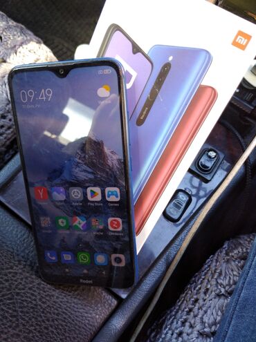 аккумуляторную телефона fly: Redmi 8, 64 ГБ, цвет - Голубой, Две SIM карты