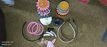 Bijuteriya: Qadın saç aksesuarları. - Saç rezinləri və scrunchie-lər: bir neçə — 1