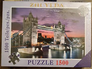 İdman oyunları: 1500 hissəli puzzlelər 61x81 sm ölçüsündə. Çatdırılma pulsuzdur — 2