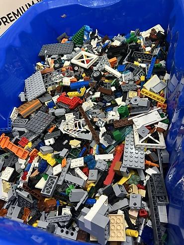набор лего: Большой набор смешанных деталей LEGO (не оригинал) примерно 8 кг. - — 1
