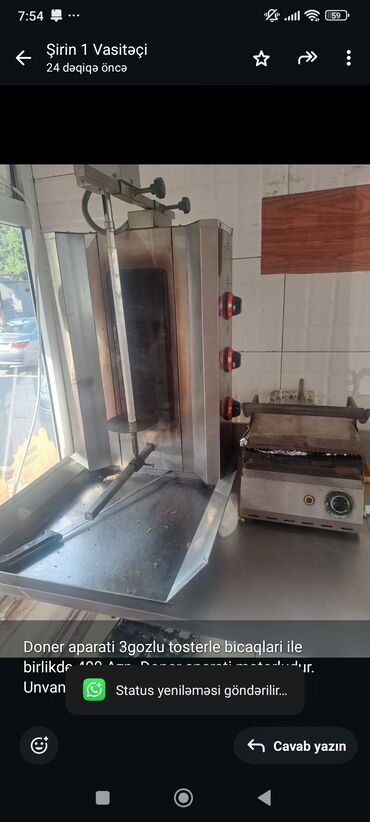 мясорубка zepter цена в бишкеке: Doner aparati 3gozlu tosterle bicaqlari ile birlikde 400 Azn. Doner