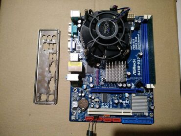 мать: Энелик плата, Колдонулган, ASRock, LGA775, Micro-ATX, ПК үчүн