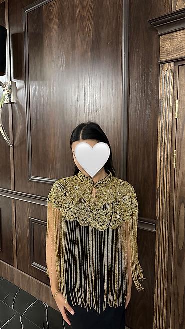 кейп: ✨ Продаю красивый кейп с золотистым бисером ✨ Очень эффектно и — 1