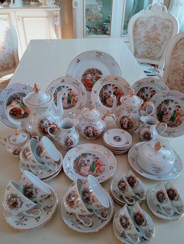 набор ножей zepter цена в бишкеке: Çay dəsti, Farfor, Madonna, 6 nəfərlik, Almaniya